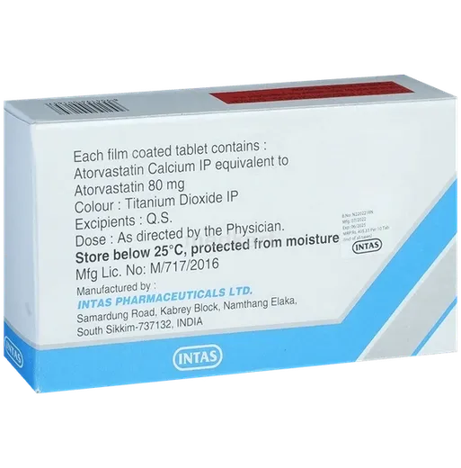 lipicure 80mg tablet 10's